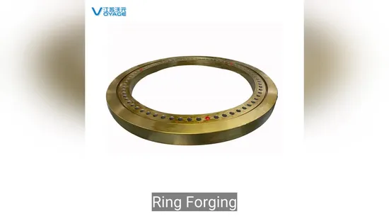 Custom Stainless Steel Aluminum Fabrication Service Ring Forging Flange Precision CNC Machining Part for Wind Turbine Generator 